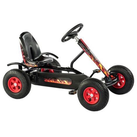 Kart Cu Pedale Junior Hot Rod Bf1 (negru) - imagine 11